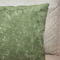 cojin decorativo verde