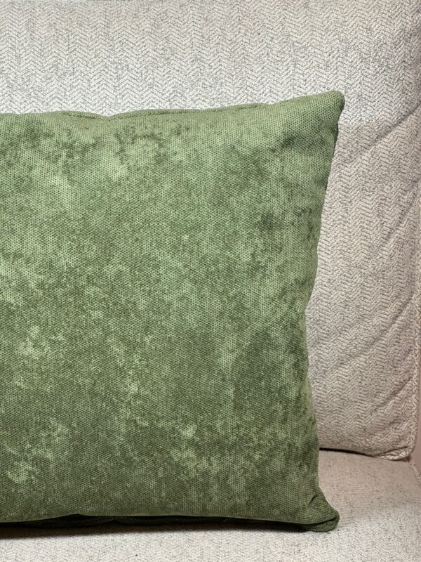 cojin decorativo verde